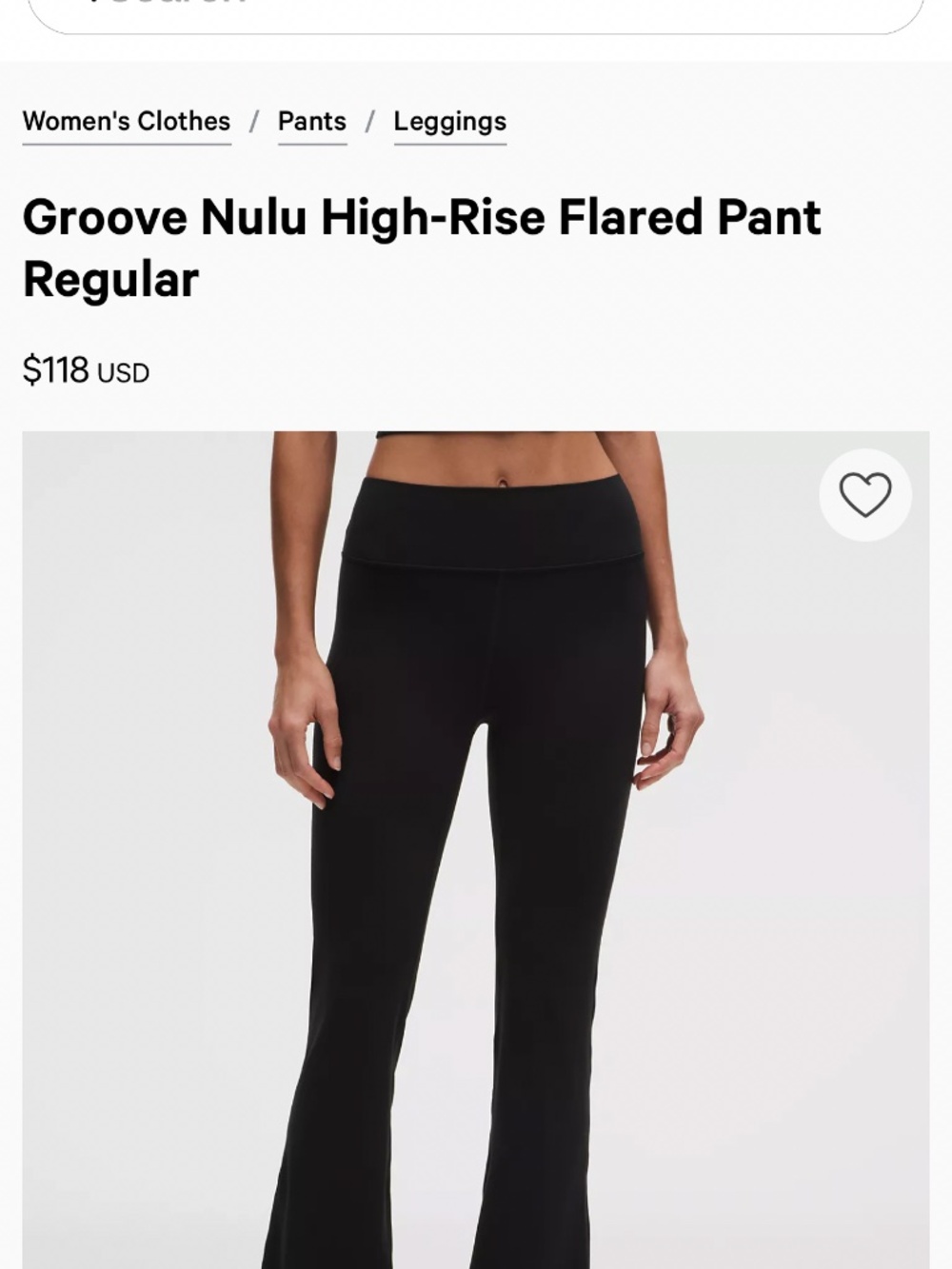 Flared lululemon pants - Picture 2 of 3